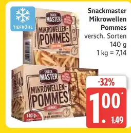 Marktkauf Snackmaster mikrowellen pommes Angebot