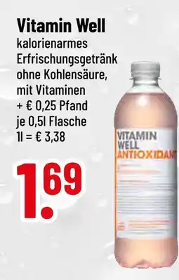 trinkgut Vitamin well vitamin well kalorienarmes erfrischungsgetränk Angebot