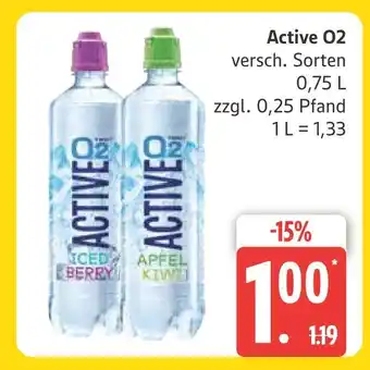 Marktkauf Active o2 iced berry Angebot