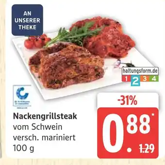 Marktkauf Nackengrillsteak vom schwein Angebot
