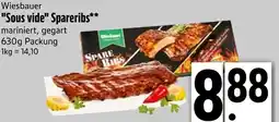 Edeka Wiesbauer sous vide spareribs Angebot
