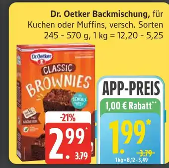 Marktkauf Dr. oetker backmischung Angebot