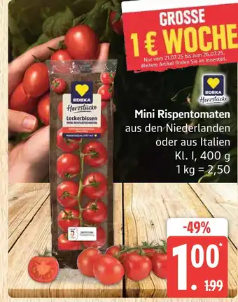 Marktkauf Edeka herzstücke mini rispentomaten Angebot