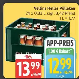 Marktkauf Veltins helles pülleken Angebot