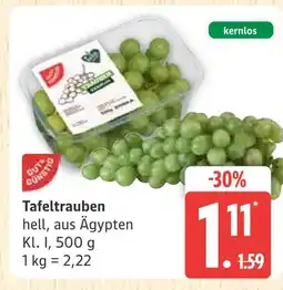 Marktkauf Tafeltrauben Angebot