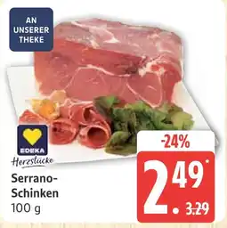 Marktkauf Edeka serrano-schinken Angebot