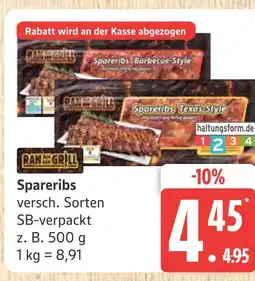 Marktkauf Ran an den grill spareribs barbecue style Angebot