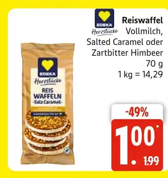 Marktkauf Edeka herzstücke reiswaffeln vollmilch Angebot