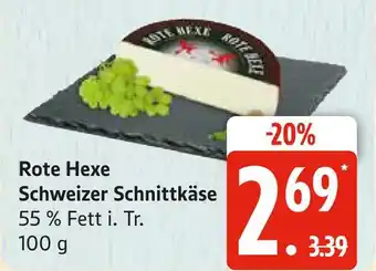 Marktkauf Rote hexe schweizer schnittkäse Angebot