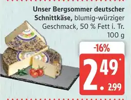Marktkauf Unser bergsommer deutscher schnittkäse Angebot