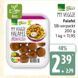 Marktkauf Edeka bio my veggie falafel orientalisch Angebot