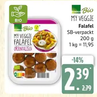 Marktkauf Edeka bio my veggie falafel orientalisch Angebot