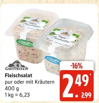 Marktkauf Gutfleisch fleischsalat pur Angebot