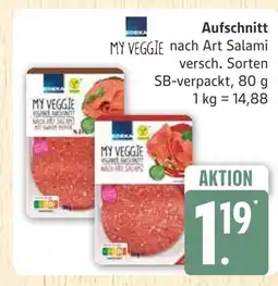 Marktkauf My veggie nach art salami Angebot