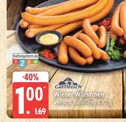 Marktkauf Gutfleisch wiener würstchen Angebot