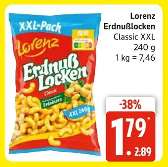 Marktkauf Lorenz erdnußlocken classic xxl Angebot