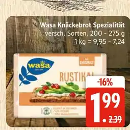 Marktkauf Wasa knäckebrot spezialität Angebot