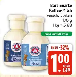 Marktkauf Bärenmarke kaffee-milch 12% fett Angebot