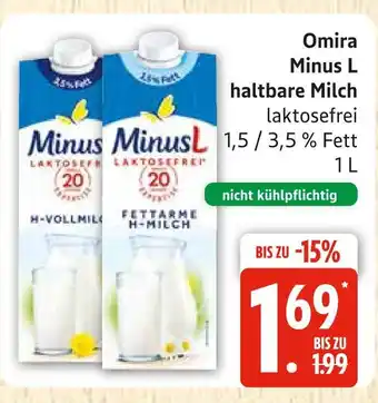 Marktkauf Omira minus l haltbare milch Angebot