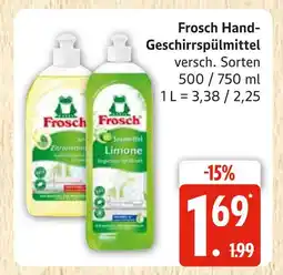 Marktkauf Frosch hand-geschirrspülmittel zitrone Angebot