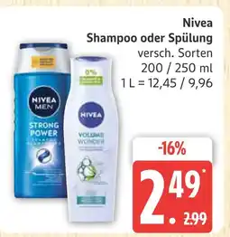Marktkauf Nivea shampoo Angebot