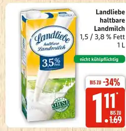 Marktkauf Landliebe haltbare landmilch Angebot