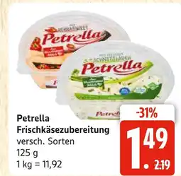 Marktkauf Petrella frischkäsezubereitung Angebot