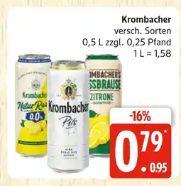 Marktkauf Krombacher krombacher natur radler 0,0 Angebot