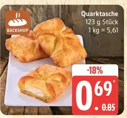 Marktkauf Backshop quarktasche Angebot