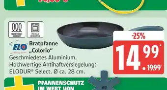 Marktkauf Elo bratpfanne colorio Angebot