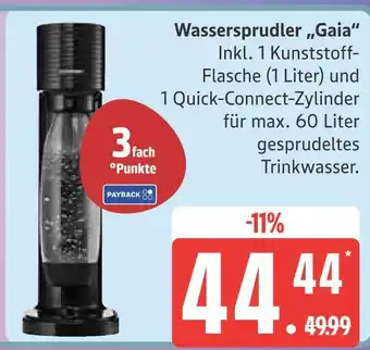 Marktkauf Wassersprudler „gaia“ Angebot