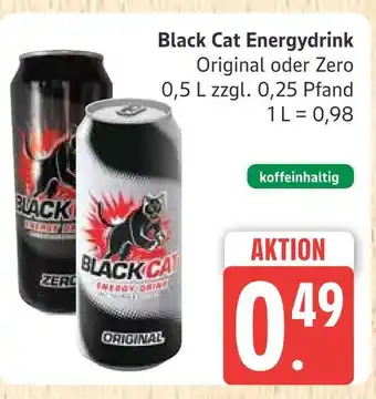 Marktkauf Black cat energydrink original Angebot