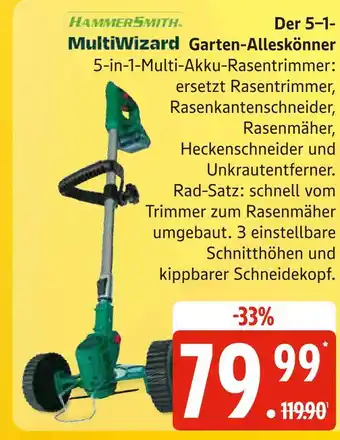 Marktkauf Hammersmith multiwizard garten-alleskönner Angebot