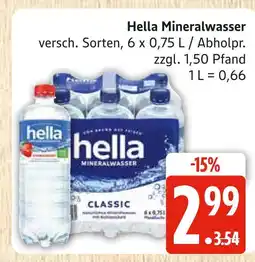 Marktkauf Hella mineralwasser Angebot