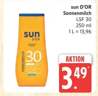 Marktkauf Sun d'or sonnenmilch lsf 30 Angebot