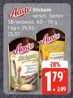 Edeka Aoste stickado Angebot