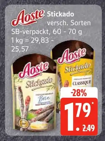 Edeka Aoste stickado Angebot