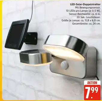 Marktkauf Led-solar-doppelstrahler Angebot
