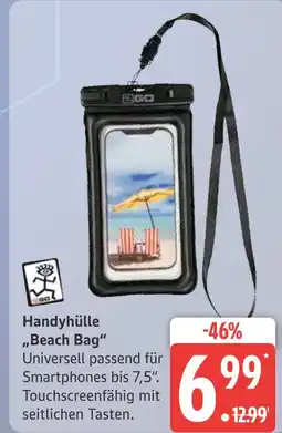 Marktkauf Handyhülle beach bag Angebot