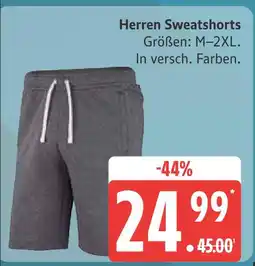 Marktkauf Herren sweatshorts Angebot