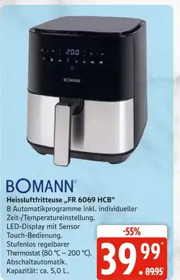 Marktkauf Bomann heissluftfritteuse fr 6069 hcb Angebot
