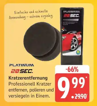 Marktkauf Platinum 20 sec. kratzerentfernung Angebot