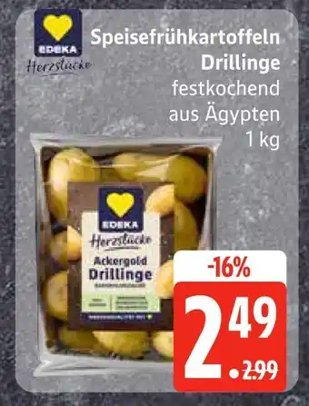 Edeka Edeka speisefrühkartoffeln drillinge Angebot