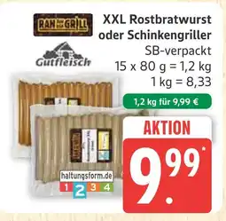 Marktkauf Ran an den grill xxl rostbratwurst Angebot