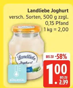 Edeka Landliebe joghurt Angebot
