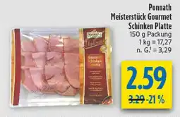 diska Ponnath meisterstück gourmet schinken platte Angebot