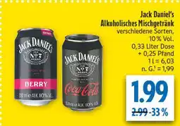 diska Jack daniel's alkoholisches mischgetränk berry Angebot