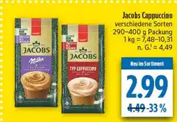 diska Jacobs jacobs cappuccino milka Angebot