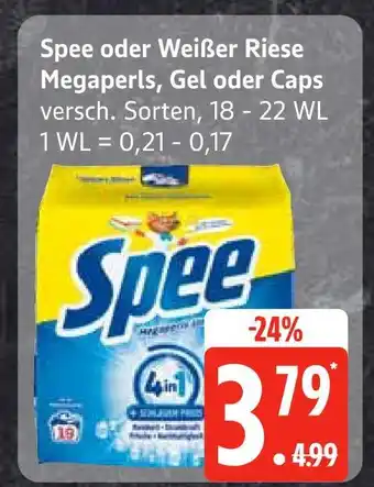 Edeka Spee megaperls, gel oder caps Angebot