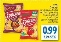 diska Lorenz crunchips western style Angebot